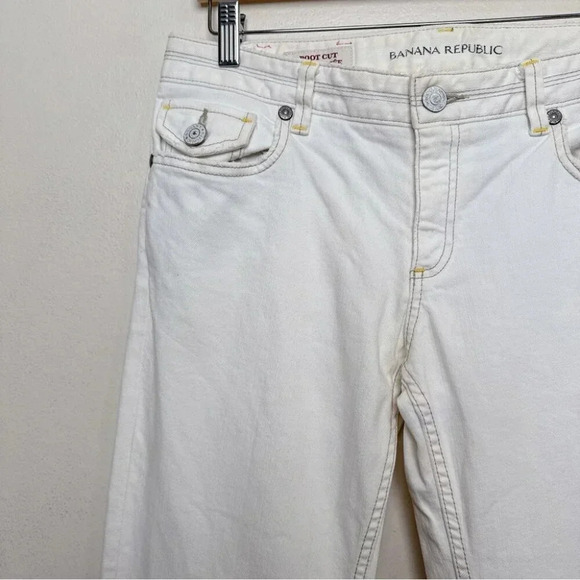 Banana Republic Womens 10 Stretch Boot Cut Cowgirl Low Rise Jeans - Picture 3 of 15